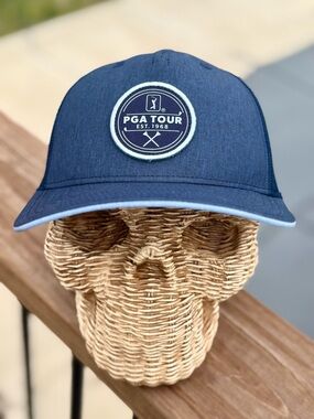 Casquette Vintage Ram Gold – PGA Tour – USA – Grise/verte Ajustée
